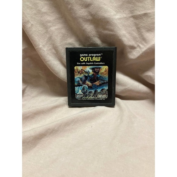 Outlaw (Atari 2600, 1978) Authentic Cartridge Only - Picture 1 of 2